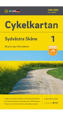 Cykelkartan 1 - Skåne sydvest
