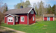 Klassisk svensk hus med skoven som nabo Klassisk svensk hus med skoven som nabo