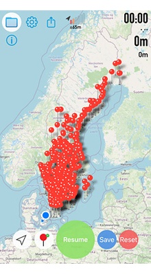 Rastepladser I Sverige - GPX-fil - Sydsverige.dk SHOP